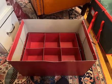Photo of free Ornament Storage Boxes (Lexington center) #2