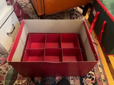 Photo of free Ornament Storage Boxes (Lexington center) #2