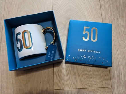 Photo of free 50th Birthday mug - brand new (Sedgley DY3) #1