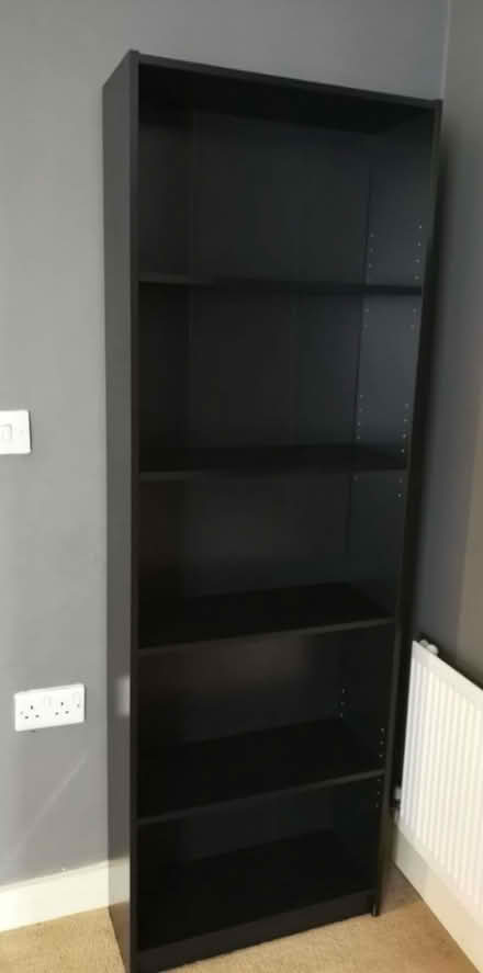 Photo of free One Gersby black bookcase (Wood Green N22) #1