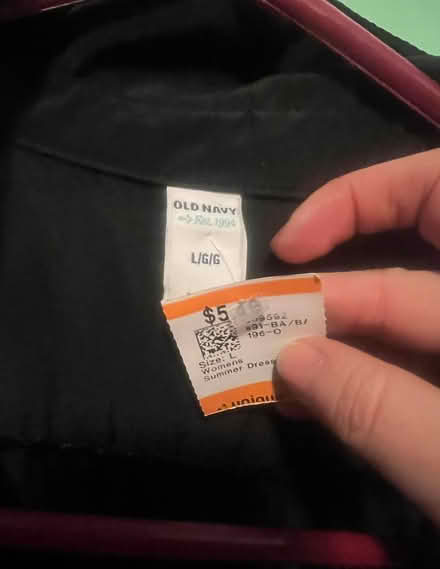 Photo of free Black shirt dress (New Carrollton, MD) #2