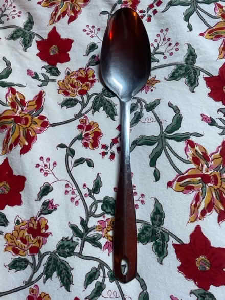 Photo of free Large metal stirring/serving spoon (108 and Broadway) #1