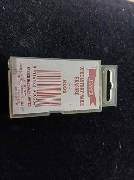 Photo of free Brass upholstery nails (Abbots Langley WD5) #1