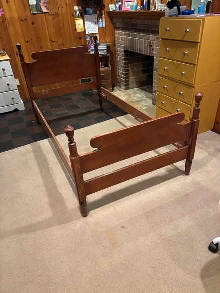 Photo of free Wooden twin bed frame (AU Park, DC) #4