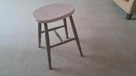 Photo of free Wooden four-legged stool (Bramley LS13) #3