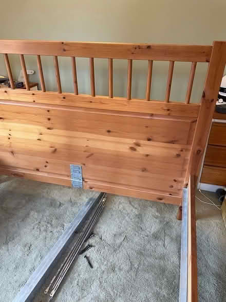 Photo of free IKEA Hemnes EU double bed framw (North End BS21) #1