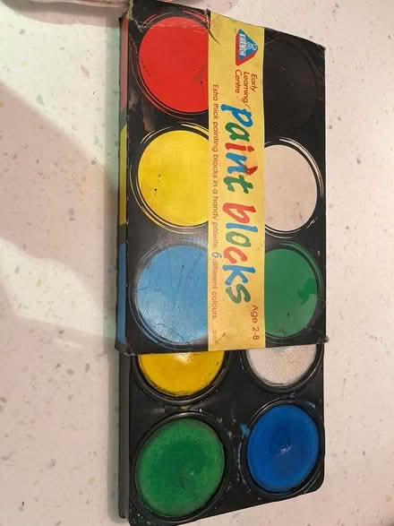 Photo of free Children’s paint blocks (Crooklands LA7) #1
