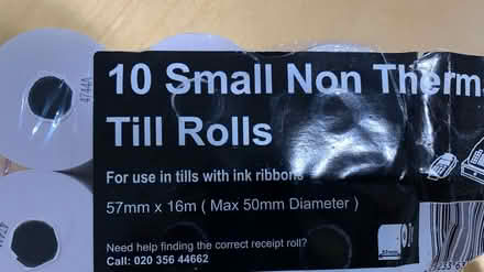 Photo of free Non thermal till rolls (Hintlesham IP8) #1