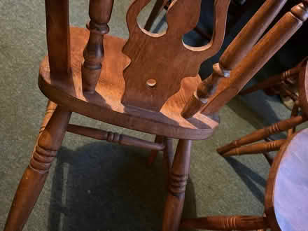 Photo of free Four wooden dining chairs two in need of glue (Bocking CM7) #2