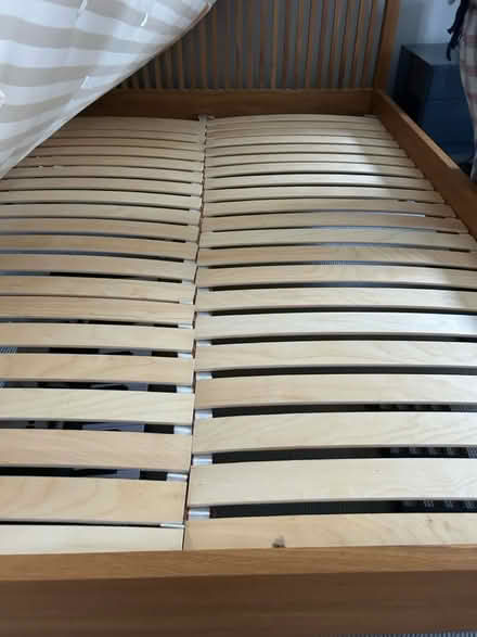 Photo of free King size wooden bed frame (South Holmwood RH5) #2