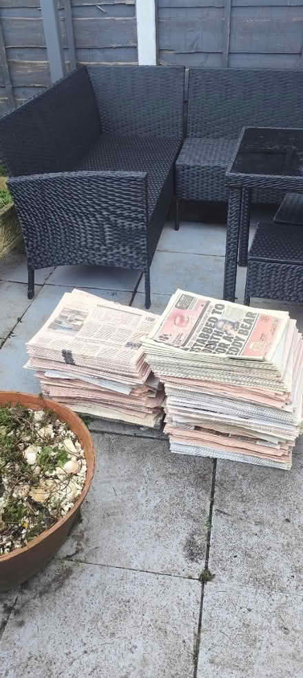 Photo of free Newspapers for burning (M7 Salford) #1