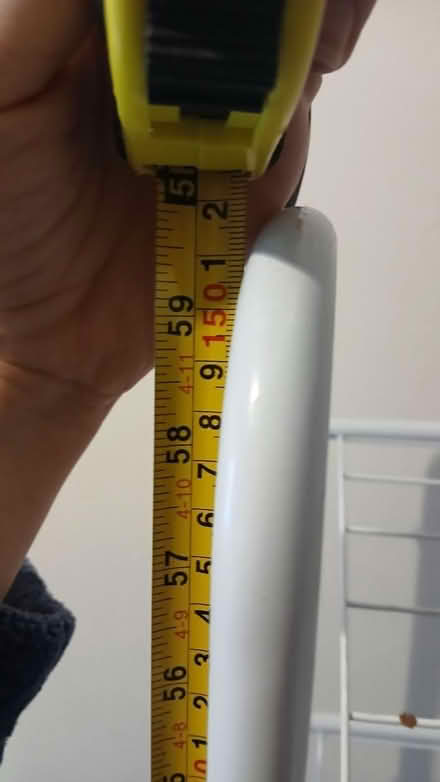 Photo of free Tall white shoe rack (PO19) #2
