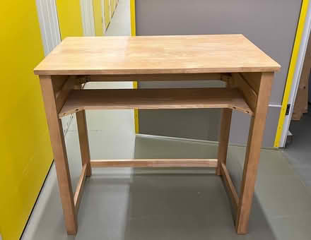Photo of free Wooden computer desk (Surlingham NR14) #1