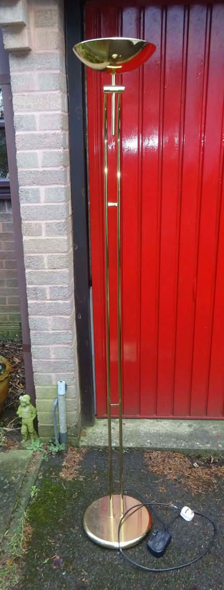 Photo of free Brass Uplighter Reading Lamp (Royal Wootton Bassett SN4) #1