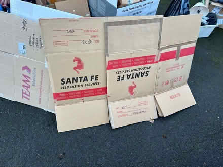 Photo of free Large unassembled cardboard moving boxes (Harrogate HG2) #2