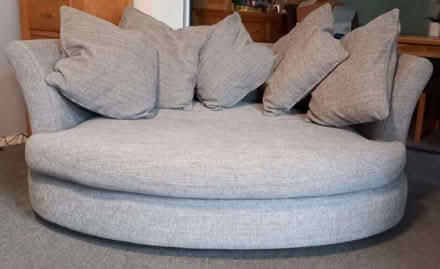 Photo of free 4 seater sofa and large cuddle seat (Kenn Road BS21) #1