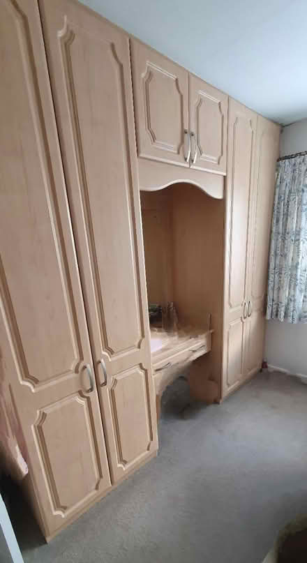 Photo of free Fitted wooden wardrobe dismantled (Ivybridge PL21) #2