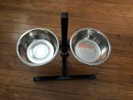 Photo of free Dog feeding bowls & stand (Bulwell NG6) #1