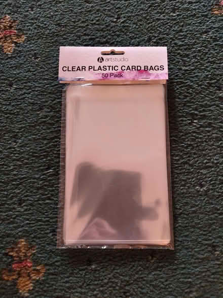 Photo of free Pack of plastic card bags (Southsea PO5) #1