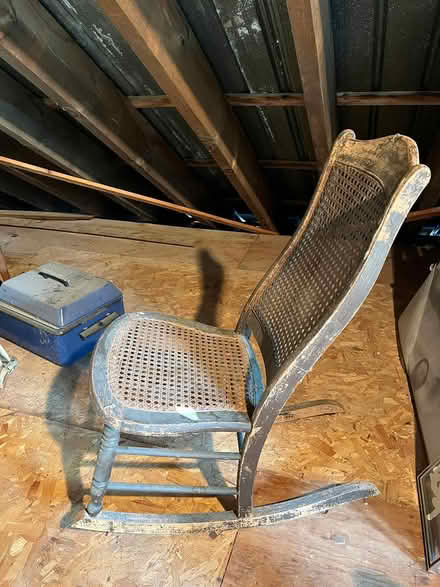 Photo of free wood rocking chair (stone ridge, ny) #2