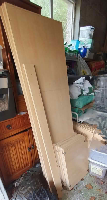 Photo of free Fitted wooden wardrobe dismantled (Ivybridge PL21) #3