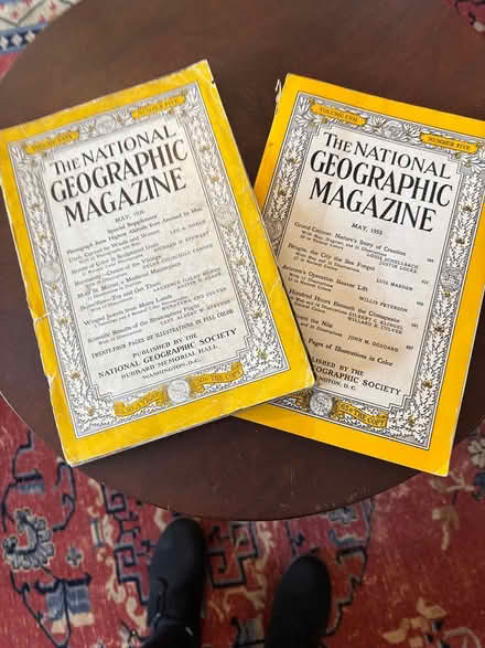 Photo of free National Geographic magazines (AU Park, DC) #1