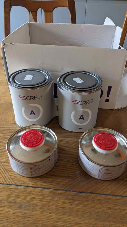 Photo of free 15m sq whiteboard wall paint (Hove Green BN3) #2