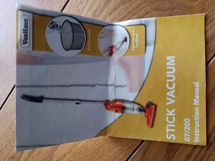 Photo of free Stick vacuum cleaner VonHaus (Romford RM1) #2