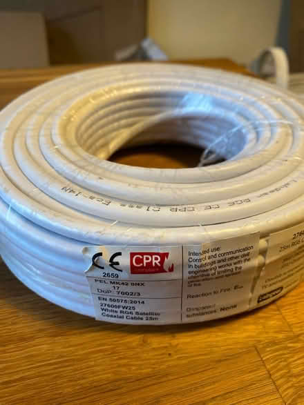 Photo of free 25m coaxial cable (Surbiton KT5) #1