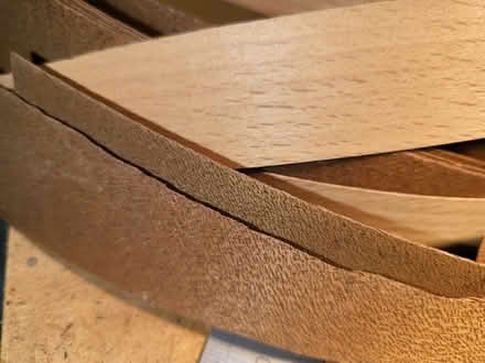 Photo of free Wood veneer strips (Horsley Woodhouse CP DE7) #2