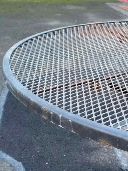 Photo of free Metal patio table + 2 chairs (Harrogate HG2) #2