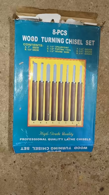 Photo of free Wood Turning chisel set (Kenilworth CV8) #1