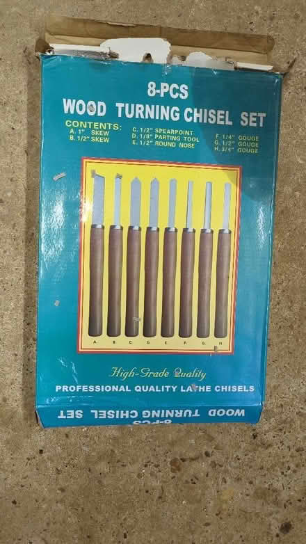 Photo of free Wood Turning chisel set (Kenilworth CV8) #1