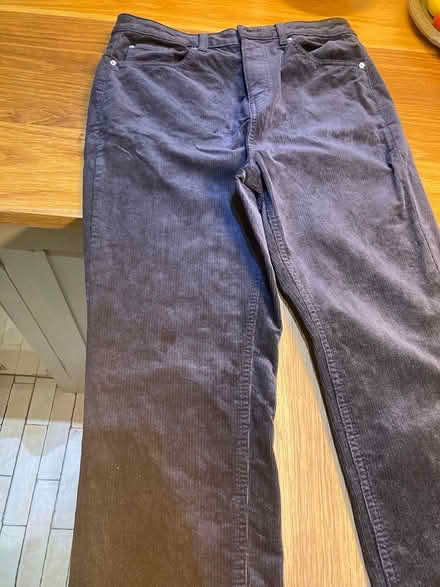 Photo of free M&S size 12 black cords unworn (Kingston KT2) #2
