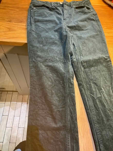 Photo of free M&S 12 dark Green cords unworn (Kingston KT2) #1