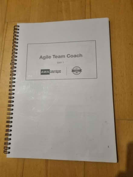 Photo of free Agile Team Coach course notes (Enfield EN3) #1