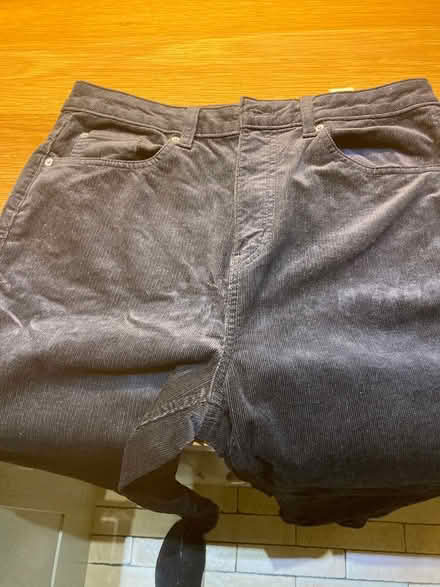 Photo of free M&S size 12 black cords unworn (Kingston KT2) #3