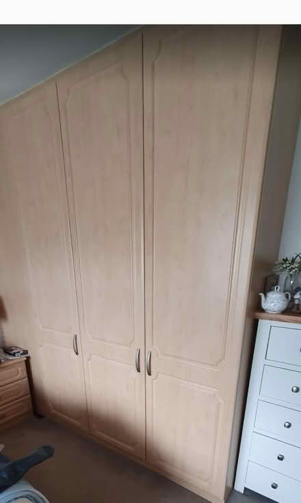 Photo of free Fitted wooden wardrobe dismantled (Ivybridge PL21) #1