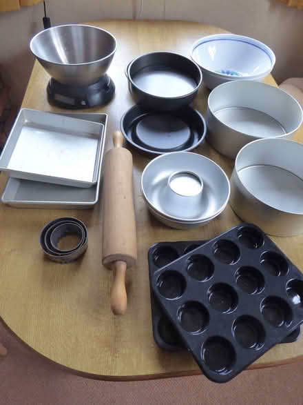 Photo of free Baking tins, scales etc (Fareham PO15) #1