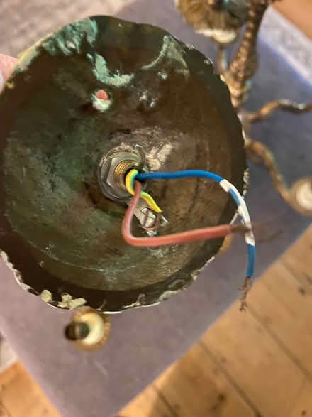Photo of free 2 x brass chandeliers (Penge BR3) #4