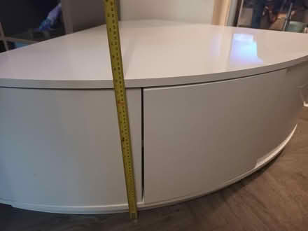 Photo of free Corner gloss white TV cabinet (Totland GU14) #4