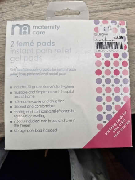 Photo of free Feme pads (Falsgrave, Scarborough) #1