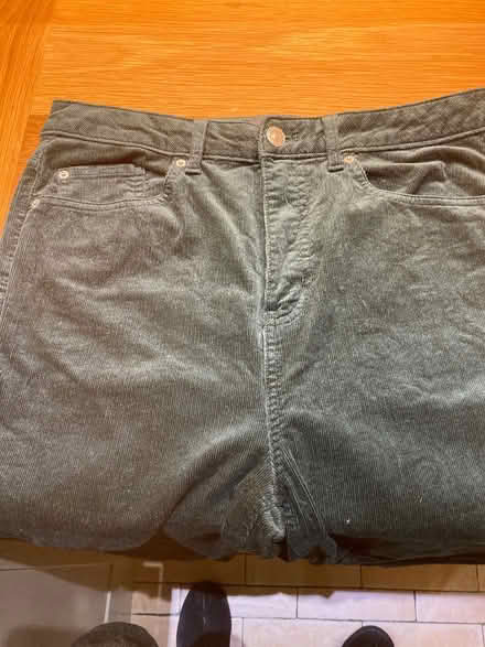 Photo of free M&S 12 dark Green cords unworn (Kingston KT2) #2