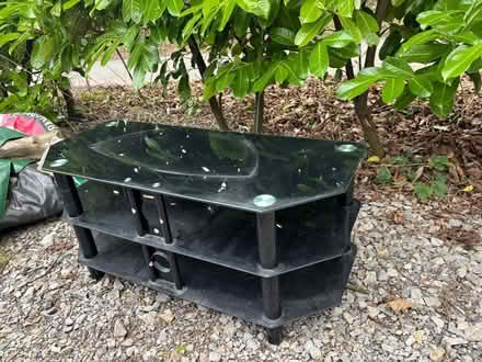 Photo of free Glass TV Stand (Birchgate Close SK10) #2