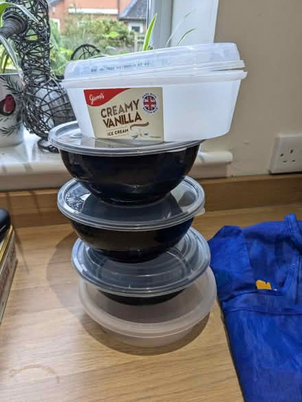 Photo of free Tubs, tins etc (M33) #1