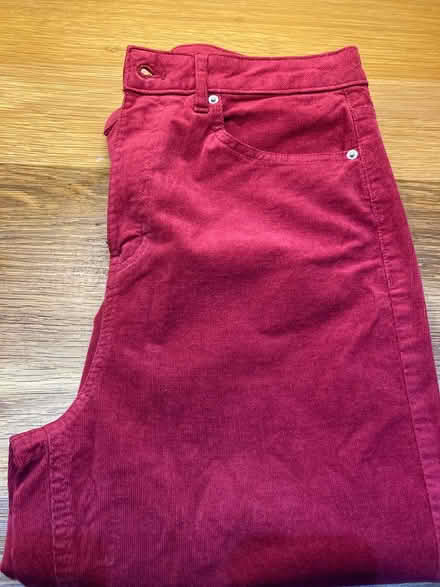 Photo of free M&S size 12 (long) red cords new (Kingston KT2) #3