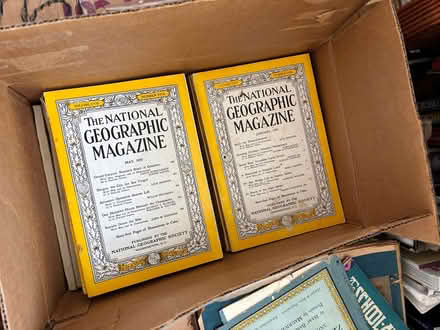 Photo of free National Geographic magazines (AU Park, DC) #2
