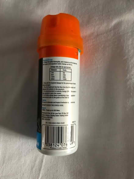 Photo of free I love fish Tap Safe Water Treatment (Gogarloch EH12) #2