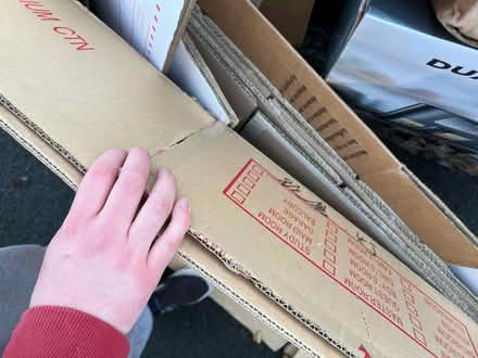 Photo of free Large unassembled cardboard moving boxes (Harrogate HG2) #3