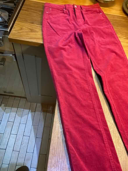 Photo of free M&S size 12 (long) red cords new (Kingston KT2) #1
